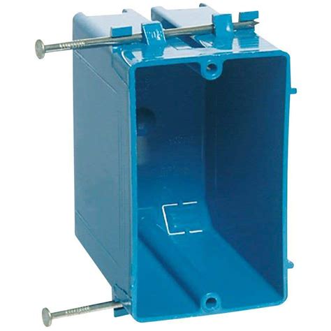 b120a electrical box|Carlon B120A Single Gang New Work Switch/Outlet Box.